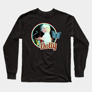 Retro dolly parton Long Sleeve T-Shirt